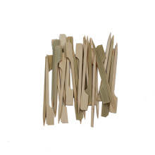 Espeto Teppo de bambu plano em formato de pá biodegradável 12/15/18 CM